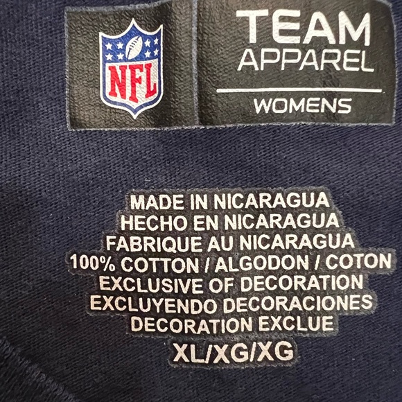 NWOT NFL licensed Team Apparel women’s Denver Broncos t-shirt, XL - Picture 5 of 5